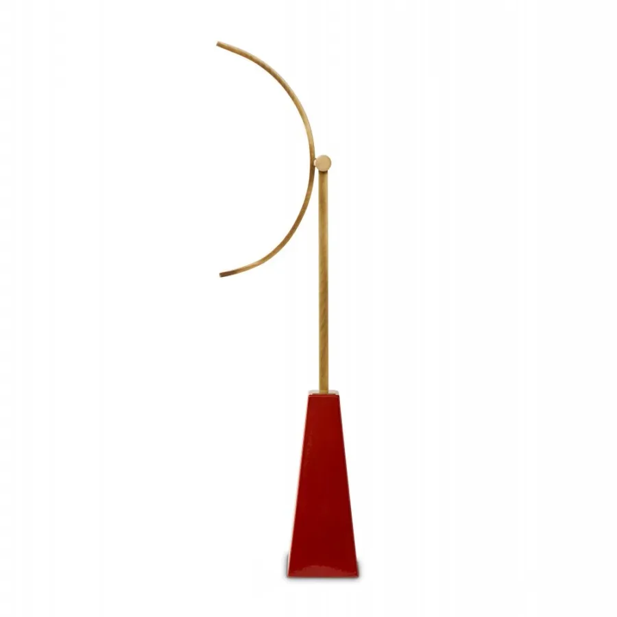 obrazek 1 Lampa stołowa z podstawą w kształcie piramidy H.82xL.36xP.12 cm