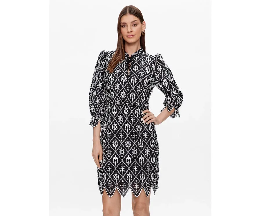 obrazek 1 Bruuns Bazaar Sukienka codzienna Lantana Abama BBW3350 Czarny Regular Fit