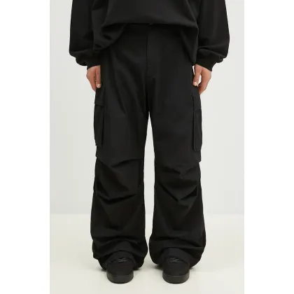 Zdjęcie 032C spodnie bawełniane ''Overtime'' Cargo Pants kolor czarny w fasonie cargo F24-URW-1001-000