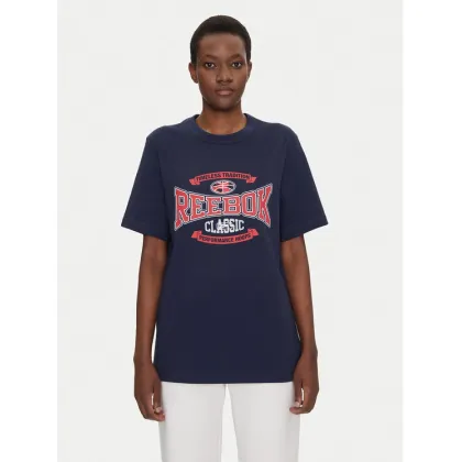 Zdjęcie Reebok T-Shirt 100220202 Granatowy Relaxed Fit