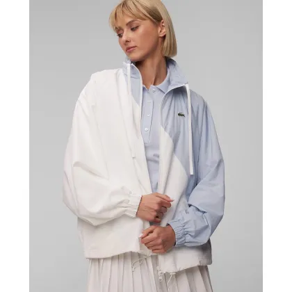 Zdjęcie Biało-niebieska Bluza Z Kapturem Damski Lacoste Bf6949