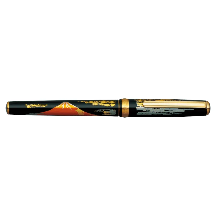 obrazek 2 Olśniewające pióro wieczne Vicoh Red Mt Fuji 18ct