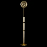 Zdjęcie Stylowa włoska szklana lampa podłogowa - szkło murano wykonane ręcznie