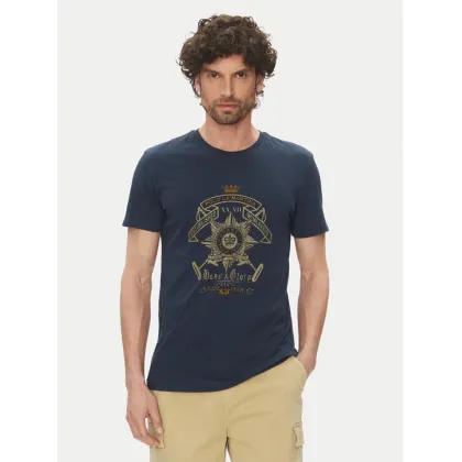 Zdjęcie La Martina T-Shirt Aloysius MARG30 JS206 Granatowy Regular Fit