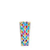 Picture Crystal vase made of colored Murano glass (20 cm)