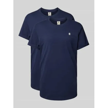 Zdjęcie T-shirt z detalem z logo w zestawie 2 szt.