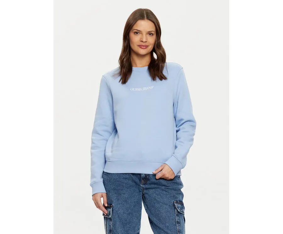 obrazek 1 Guess Jeans Bluza W4YQ10 KC811 Niebieski Regular Fit