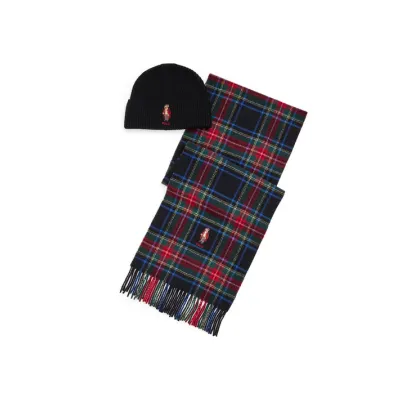 Zdjęcie Polo Ralph Lauren Zestaw Szalik i Czapka 449959531001 Kolorowy