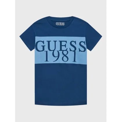 Zdjęcie Guess T-Shirt L3GI07 K8HM0 Granatowy Regular Fit