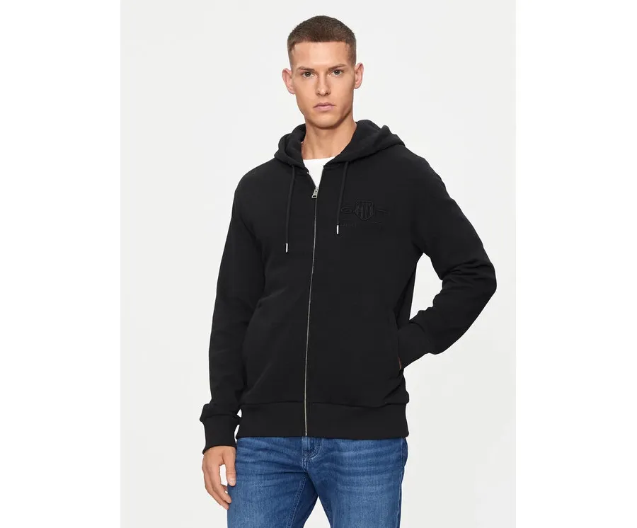 obrazek 1 Gant Bluza Archive Shield 2037021 Czarny Regular Fit