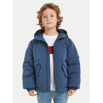 Zdjęcie Tommy Hilfiger Kurtka zimowa Monotype KB0KB09092 Niebieski Regular Fit