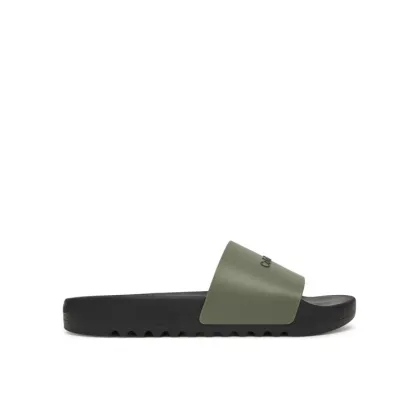 Zdjęcie Calvin Klein Klapki Chunky Pool Slide Rub HM0HM01063 Zielony