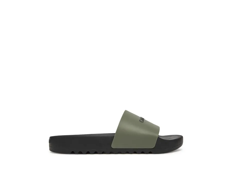 obrazek 1 Calvin Klein Klapki Chunky Pool Slide Rub HM0HM01063 Zielony