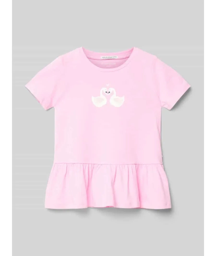 obrazek 1 T-shirt z rozkloszowaną spódnicą