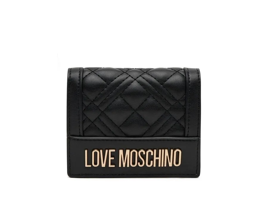 obrazek 1 LOVE MOSCHINO Mały Portfel Damski JC5601PP1MLA0000 Czarny