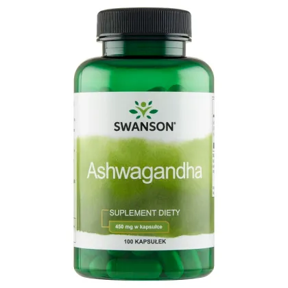 Zdjęcie Swanson Ashwagandha 450 mg Kapsułki
