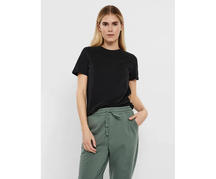 obrazek 1 Vero Moda T-Shirt Paula 10243889 Czarny Regular Fit