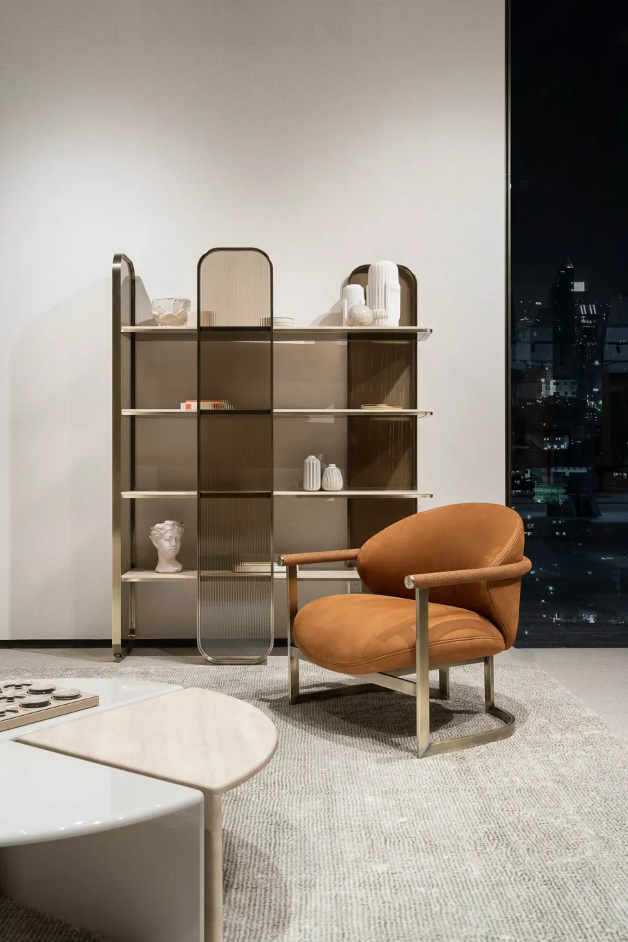 obrazek 16 Wyjątkowa biblioteczka w stylu modernistycznym do salonu lub gabinetu - prosto z Włoch