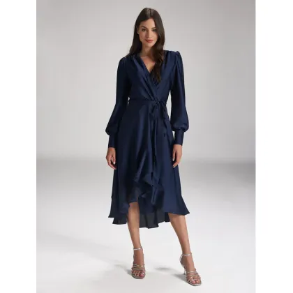 Zdjęcie Swing Sukienka koktajlowa 5AE29200 Granatowy Relaxed Fit