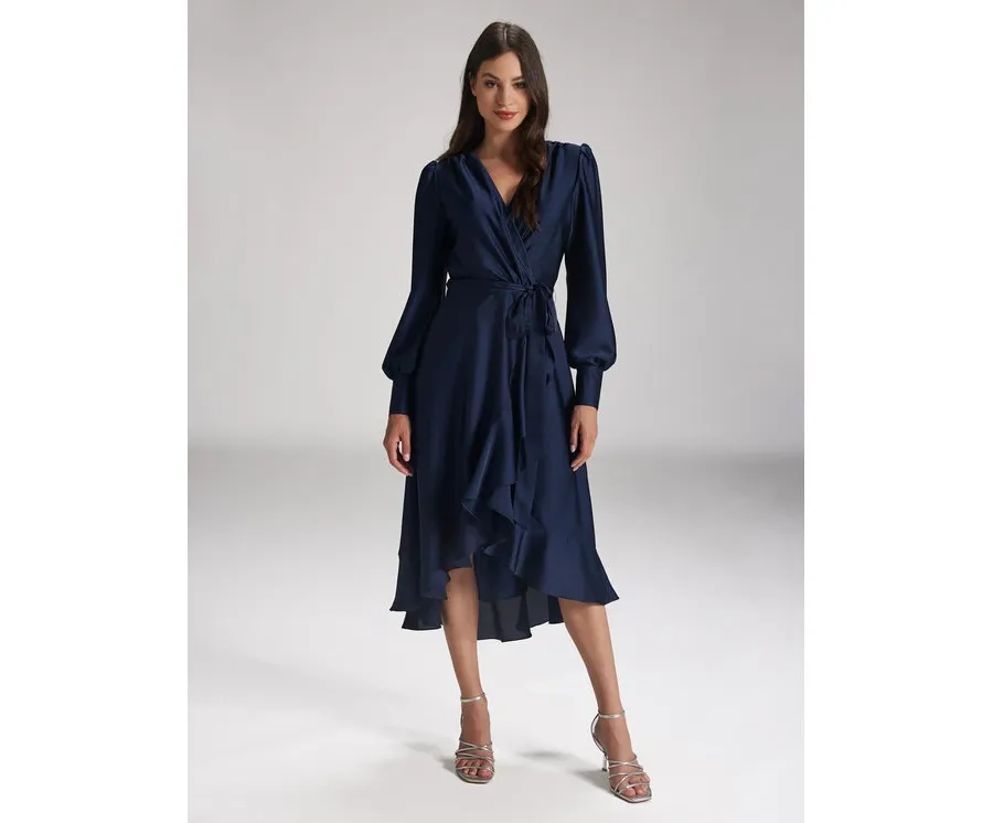 obrazek 1 Swing Sukienka koktajlowa 5AE29200 Granatowy Relaxed Fit