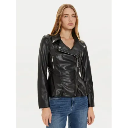 Zdjęcie Guess Kurtka z imitacji skóry W4BL3T KCP70 Czarny Regular Fit