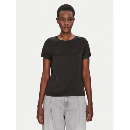 Zdjęcie ViCOLO Bluzka TD0007 Czarny Relaxed Fit