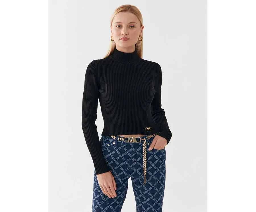 obrazek 1 MICHAEL Michael Kors Sweter MF360P26V1 Czarny Slim Fit