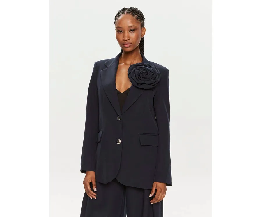 obrazek 1 Maryley Marynarka 24EB202/43BL Granatowy Regular Fit
