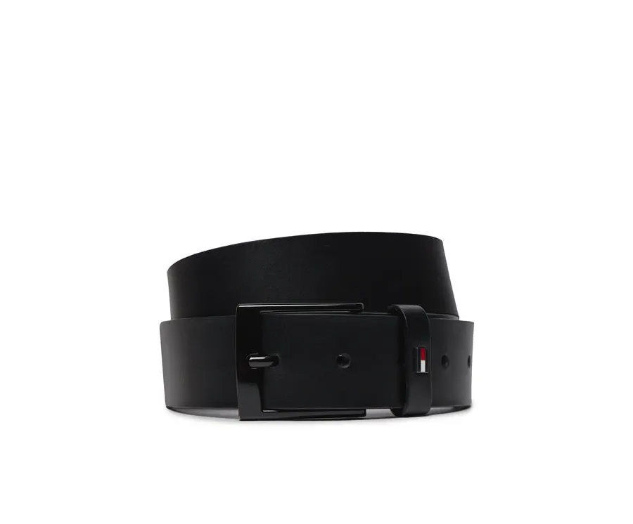 obrazek 1 Tommy Hilfiger Pasek Męski Adan Leather 3.5 AM0AM12052 Czarny