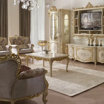 Zdjęcie Piękny stylowy prostokątny stolik kawowy