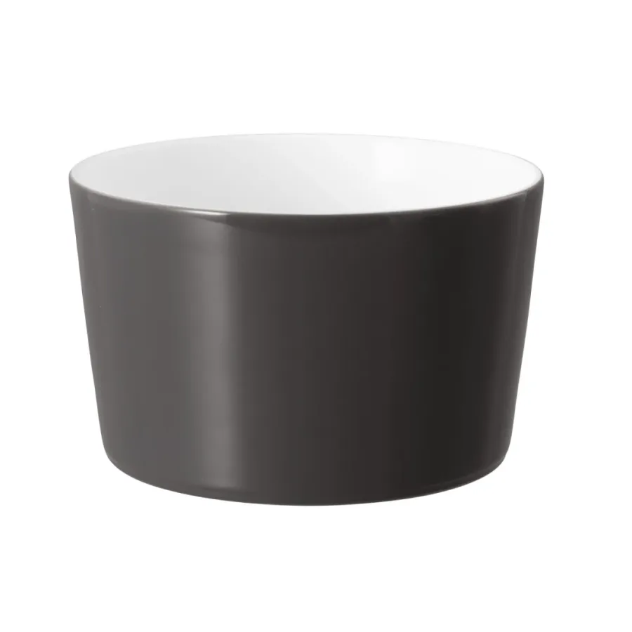 obrazek 1 Porcelanowa okrągła miska 13 cm w kolorze antracytowym - Seltmann Weiden