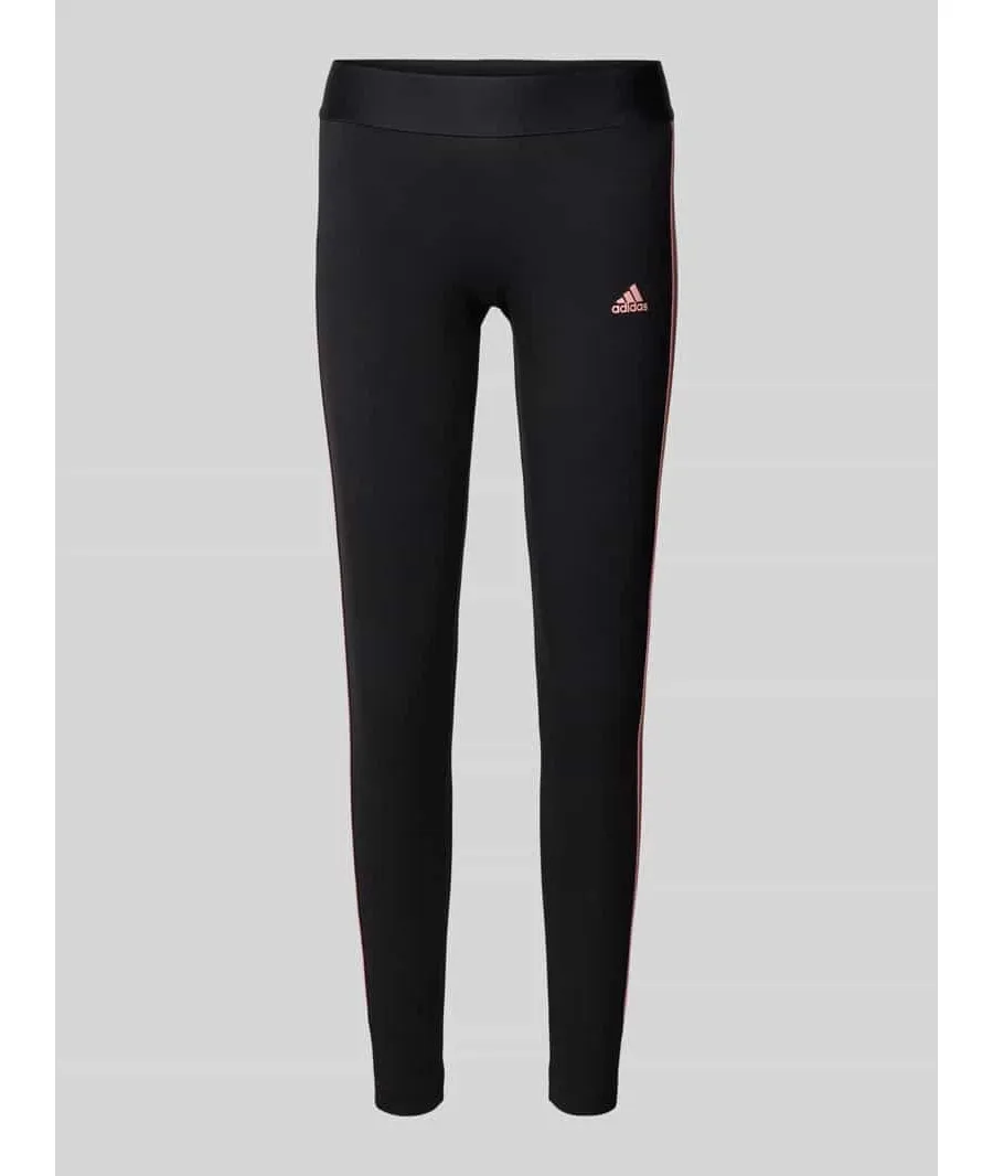 obrazek 1 Legginsy sportowe o kroju tight fit z nadrukiem z logo