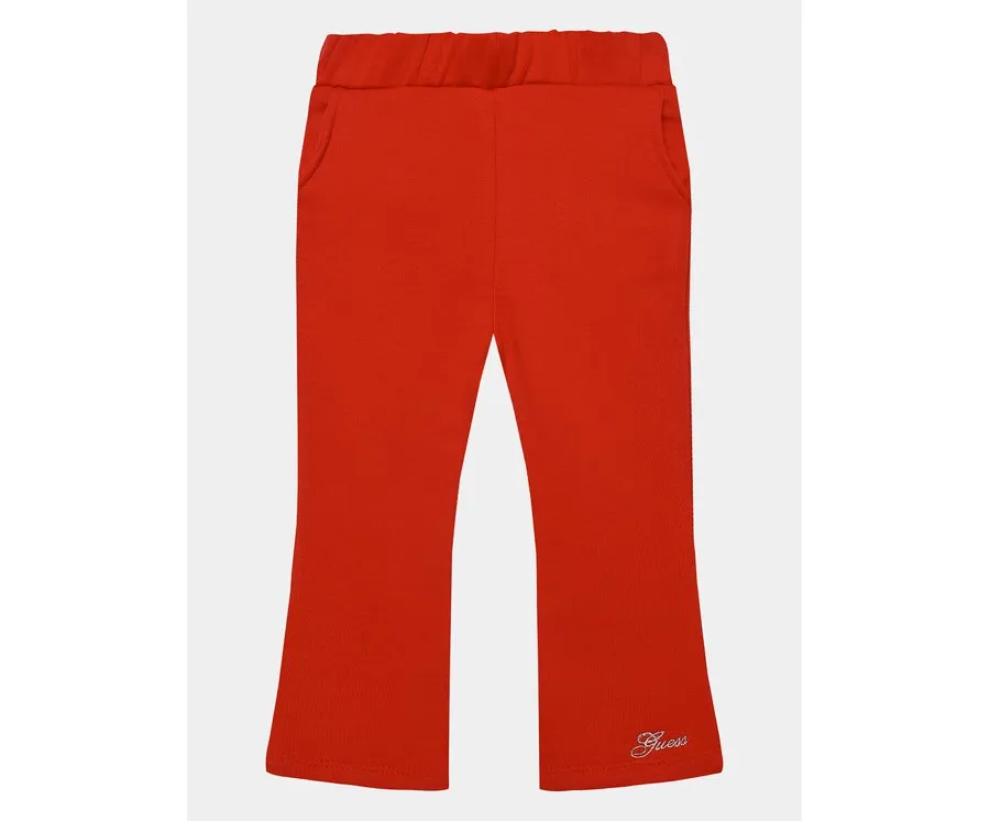obrazek 1 Guess Spodnie materiałowe K3BQ12 KAD74 Czerwony Relaxed Fit