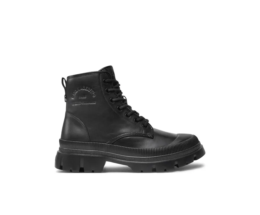 obrazek 1 KARL LAGERFELD Kozaki KL25264A Czarny