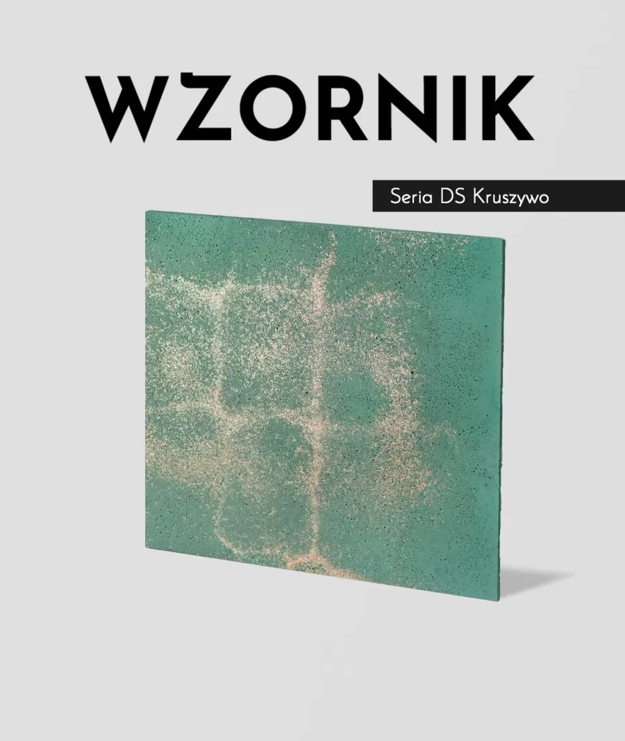 obrazek 1 Wzornik DS - (zielony złote kruszywo, średnia porowatość) - beton architektoniczny