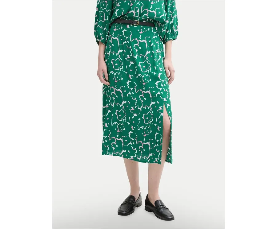 obrazek 1 Tom Tailor Denim Spódnica midi 1045505 Zielony Regular Fit