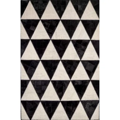 Zdjęcie Wyjątkowy czarno-biały dywan Barby Rock