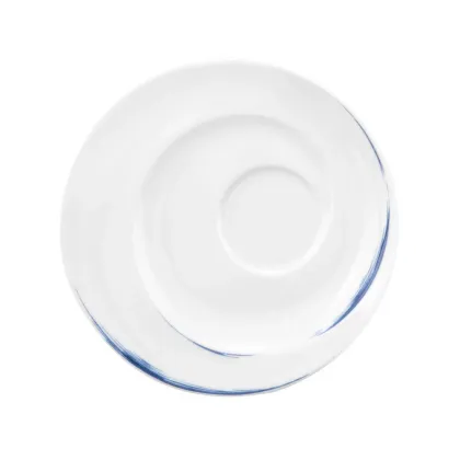 Zdjęcie Duży okrągły porcelanowy spodek pod filiżankę 17 cm - Seltmann Weiden