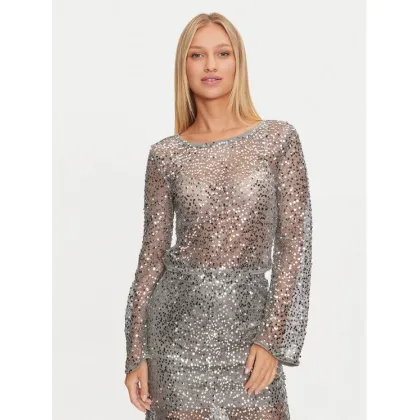 Zdjęcie Noisy May Bluzka Paila 27032022 Srebrny Relaxed Fit