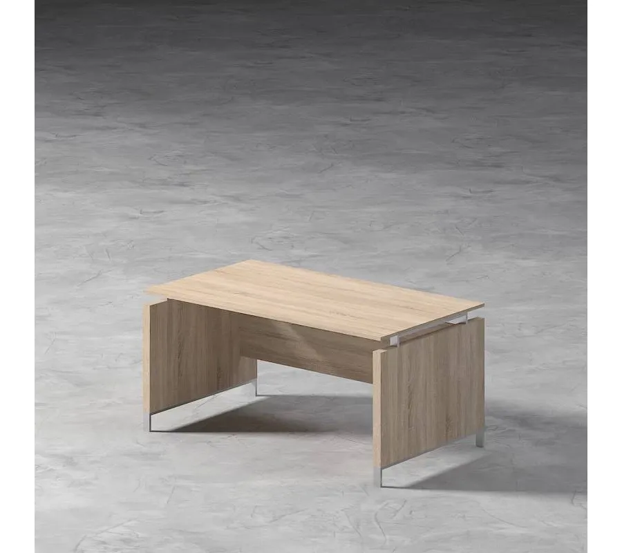 obrazek 1 Stylowe biurko 200 cm z przednią blendą do gabinetu - Biuro Serwis