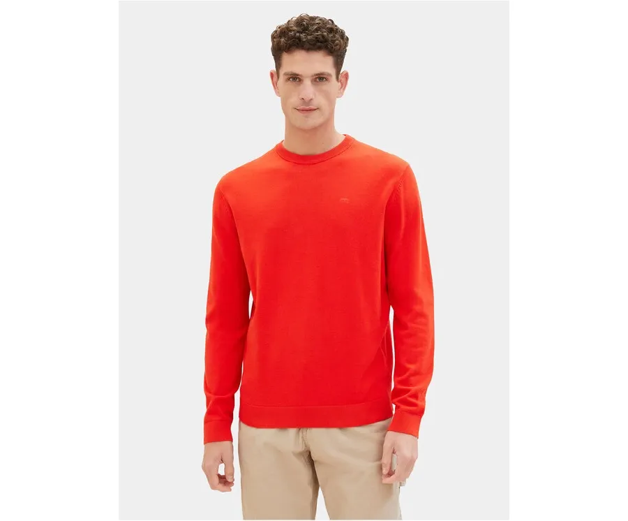obrazek 1 Tom Tailor Sweter 1039810 Czerwony Regular Fit