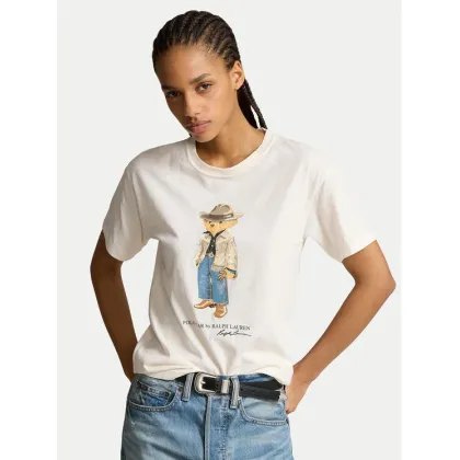 Zdjęcie Polo Ralph Lauren T-Shirt 211941187001 Biały Regular Fit