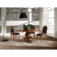Zdjęcie Elegancki drewniany stół do jadalni lub salonu