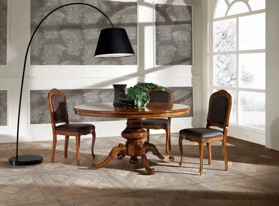 obrazek 1 Elegancki drewniany stół do jadalni lub salonu
