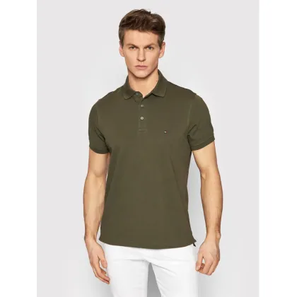 Zdjęcie Tommy Hilfiger Polo 1985 MW0MW17771 Zielony Slim Fit