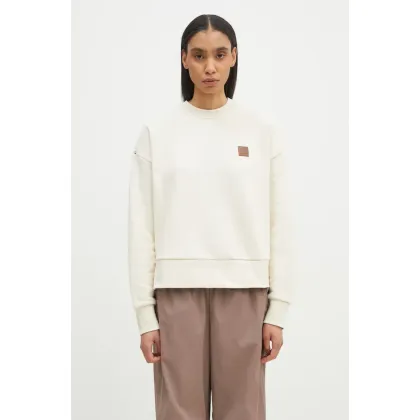 Zdjęcie Carhartt WIP bluza Eldon Sweat damska kolor beżowy gładka I034373.05XX