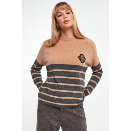 Zdjęcie Sweter damski wełniany ERMANNO FIRENZE Ermanno Firenze