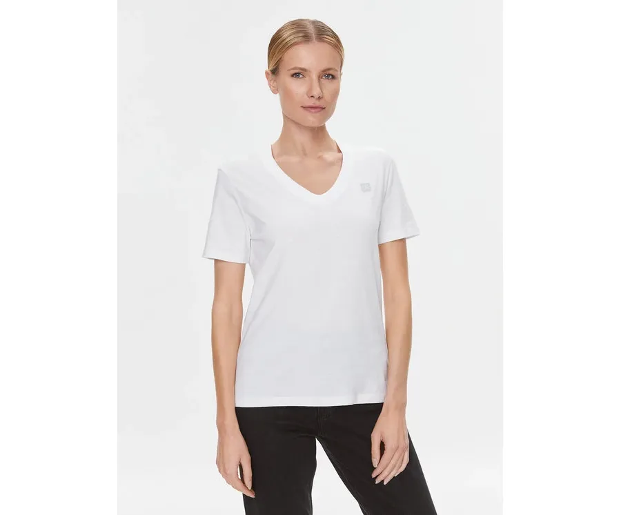 obrazek 1 Calvin Klein Jeans T-Shirt Embro Badge J20J222560 Biały Regular Fit