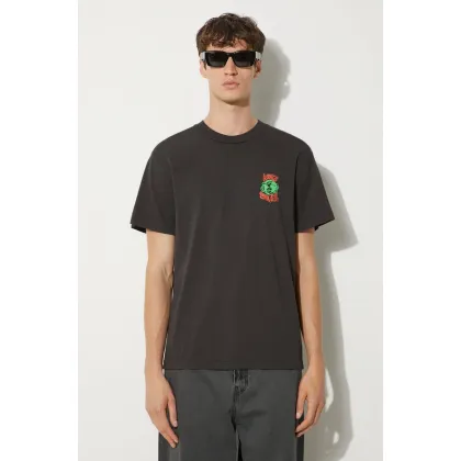 Zdjęcie Awake NY t-shirt bawełniany Crawford męski kolor czarny z nadrukiem SP24-TS005