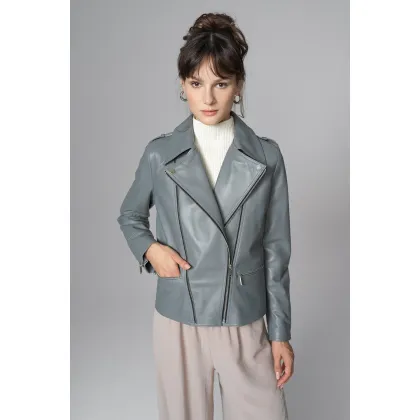 Picture Fashionable women's sheepskin jacket from a Romanian manufacturer